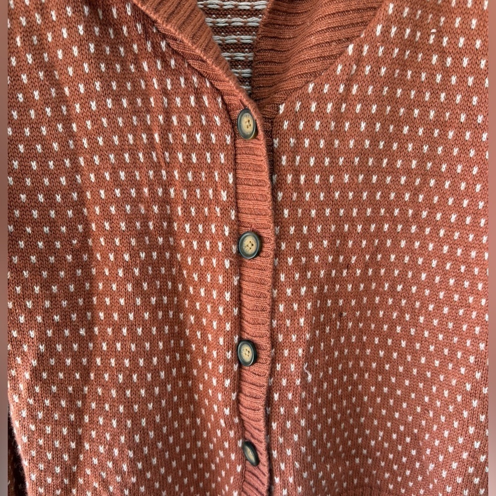 Garnet Hill Women’s Renee Wool Linen Blend Cardigan Size Small - Picture 4 of 8